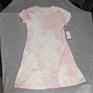 Melrose and Market Pink and Cream Kids Casual Dress